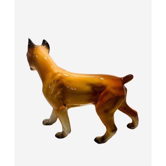 Vintage Rare Find Porcelain figurine  Boxer Dog Germany - Picture 4 of 7